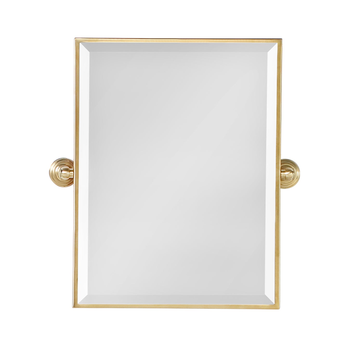 Metal Rectangular Mirror 18" X 24" In Multi Finish