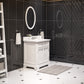 30 Inch Bathroom Vanity, Mirror And Faucet, Derby Collection