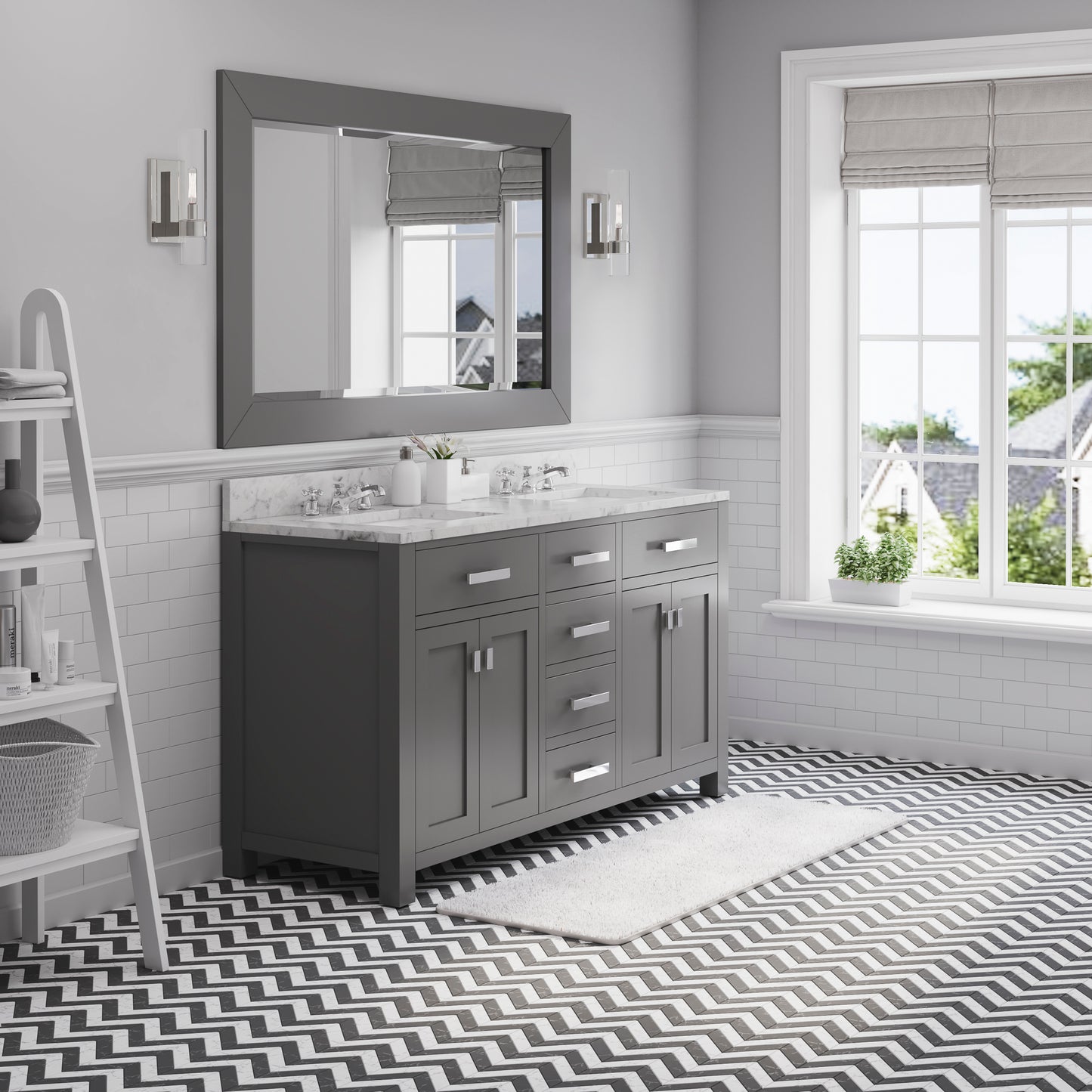 60 Inch Double Sink Bathroom Vanity set The Madison Collection