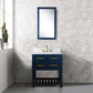 30 Inch Single Sink Bathroom Vanity With Faucet And Mirror From The Madalyn Collection