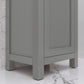 18 Inch Multi Color MDF Single Bowl Ceramics Top Vanity With Single Door From The MIA Collection