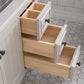 48 Inch Earl Grey Single Sink Bathroom Vanity set. Potenza Collection