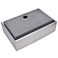 33 Inch X 22 Inch Single Bowl Stainless Kitchen Sink With Drain, Strainer, And Bottom Grid