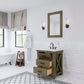 30 Inch Single Sink Bathroom Vanity With Mirror And Faucet From The ABERDEEN Collection