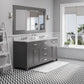 72 Inch Double Sink Bathroom Vanity set. The Madison Collection