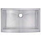 36 X 22 Inch Zero Radius Single Bowl Stainless Steel Kitchen Sink set