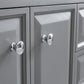 72" Palace Collection Quartz Carrara Multi Color Bathroom Vanity Sets