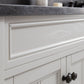 72 Inch Earl Grey Double Sink Bathroom Vanity With Mirrors. Potenza Collection