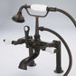 Vintage Classic Tub Faucet With Lever and Cross Handles