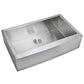 36 X 22 Inch Zero Radius Single Bowl Stainless Steel Kitchen Sink set