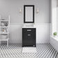 24 Inch Single Sink Bathroom Vanity With Mirror And Faucet From The Madison Collection