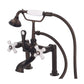Vintage Classic Tub Faucet With Lever and Cross Handles