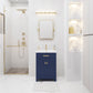 24 Inch Multi Color MDF Single Bowl Ceramics Top Vanity With Double Door From The MYRA Collection