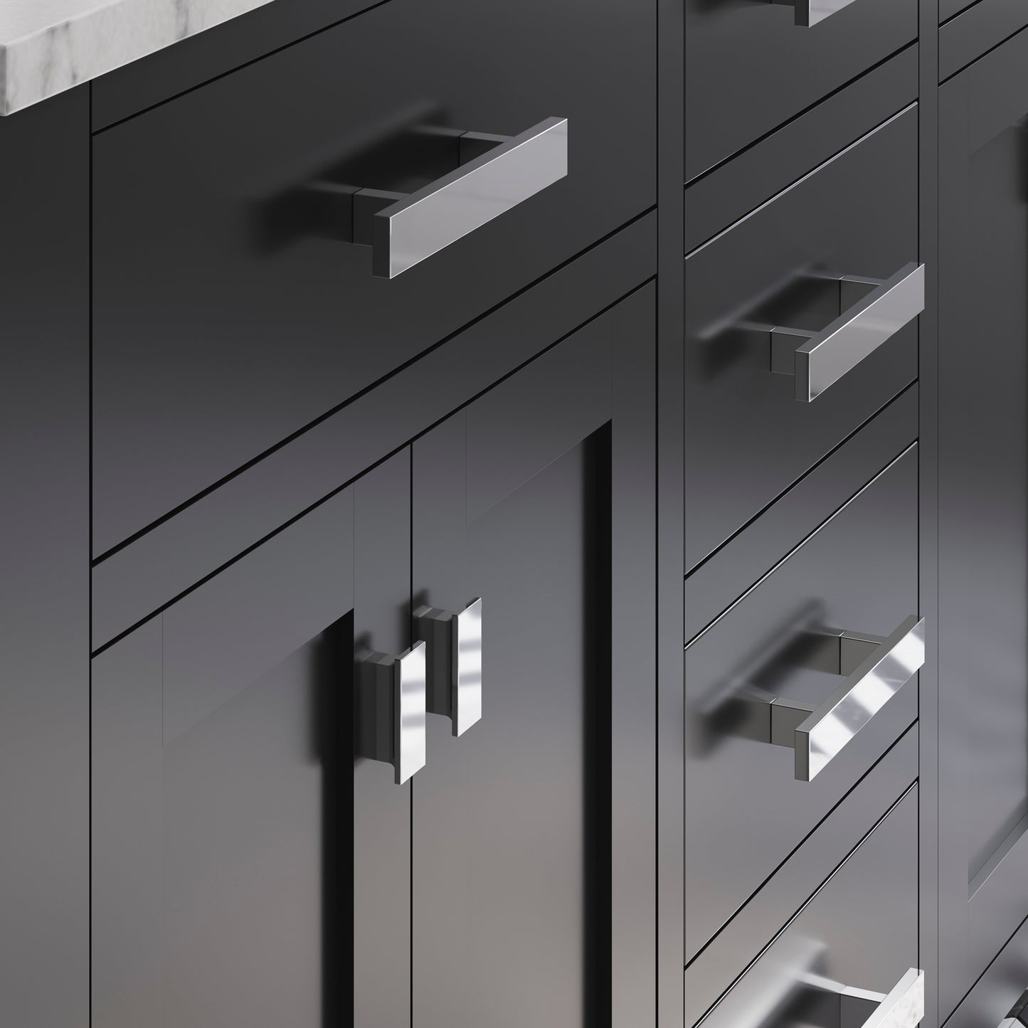 60 Inch Double Sink Bathroom Vanity set The Madison Collection