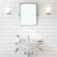 Metal Rectangular Mirror 18" X 24" In Multi Finish