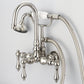 Vintage Classic Tub Faucet With Lever and Cross Handles