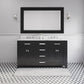 60 Inch Double Sink Bathroom Vanity set The Madison Collection