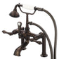 Vintage Classic Tub Faucet With Lever and Cross Handles