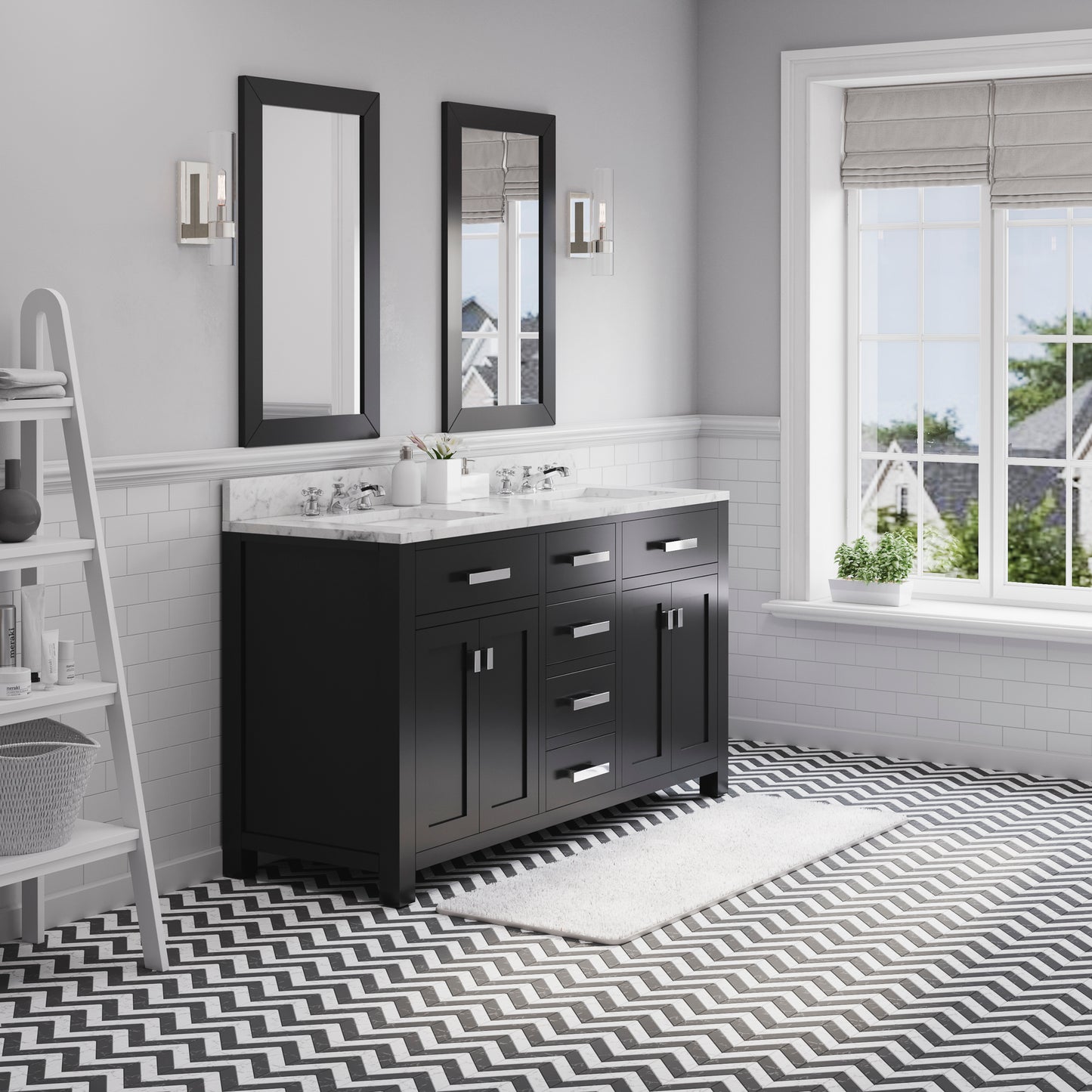 60 Inch Double Sink Bathroom Vanity set The Madison Collection