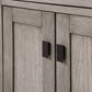 24 In. White Marble oak Vanity, Faucet and Mirror, Chestnut collection