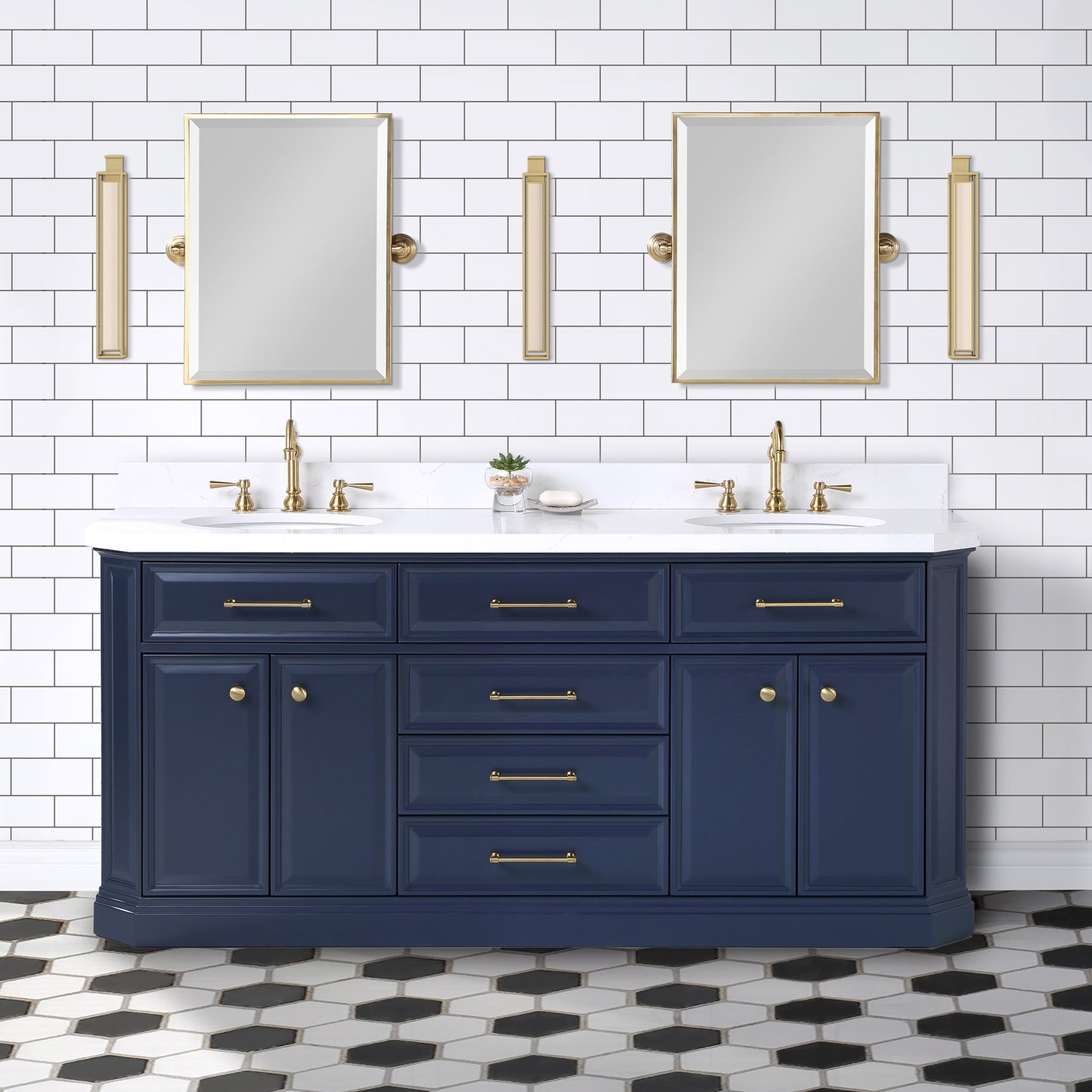 Metal Rectangular Mirror 18" X 24" In Multi Finish
