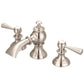 Satin Gold Waterfall and Modern Classic Widespread Lavatory F2-0013 Faucets With Pop-Up Drain