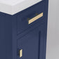 18 Inch Multi Color MDF Single Bowl Ceramics Top Vanity With Single Door From The MIA Collection