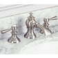 Satin Gold Waterfall and Modern Classic Widespread Lavatory F2-0013 Faucets With Pop-Up Drain
