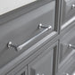 60" Palace Collection Quartz Carrara Bathroom Vanity Sets