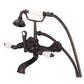Vintage Classic Tub Faucet, Lever and Cross Handles