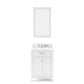 24 Inch Single Sink Bathroom Vanity With Mirror And Faucet From The Madison Collection