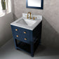 24 Inch Single Sink Bathroom Vanity With faucet And Mirror From The Madalyn Collection