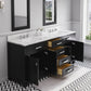 72 Inch Double Sink Bathroom Vanity set. The Madison Collection
