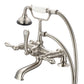 Vintage Classic Tub Faucet in Multi Finish With Lever and Cross Handles