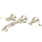 Water Creation Waterfall Style Wall-mounted Lavatory Faucet in Brushed Nickel Finish