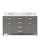 60 Inch Double Sink Bathroom Vanity set The Madison Collection