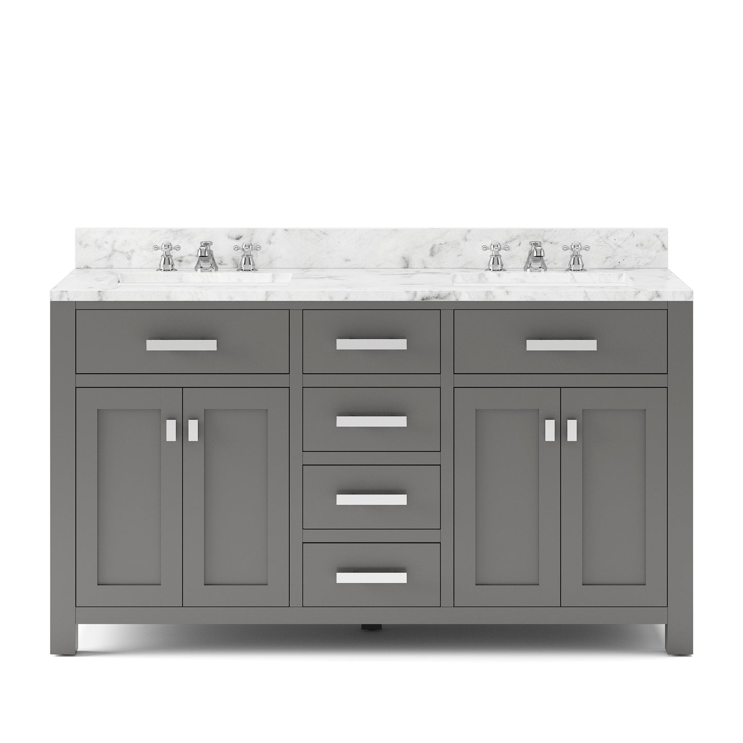 60 Inch Double Sink Bathroom Vanity set The Madison Collection