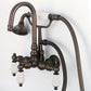 Vintage Classic Tub Faucet With Lever and Cross Handles