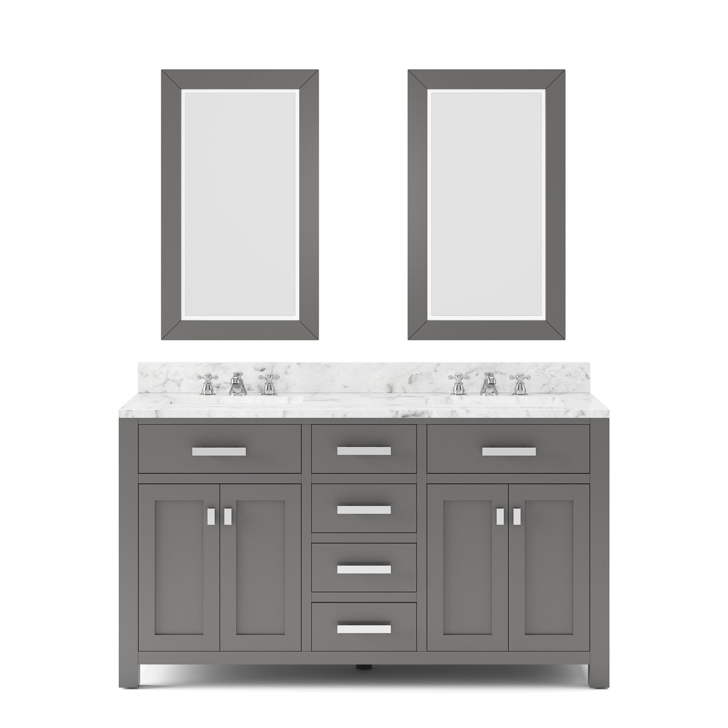 60 Inch Double Sink Bathroom Vanity set The Madison Collection