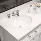 60 Inch Double Sink Bathroom Vanity, Mirrors And Faucets, Derby Collection