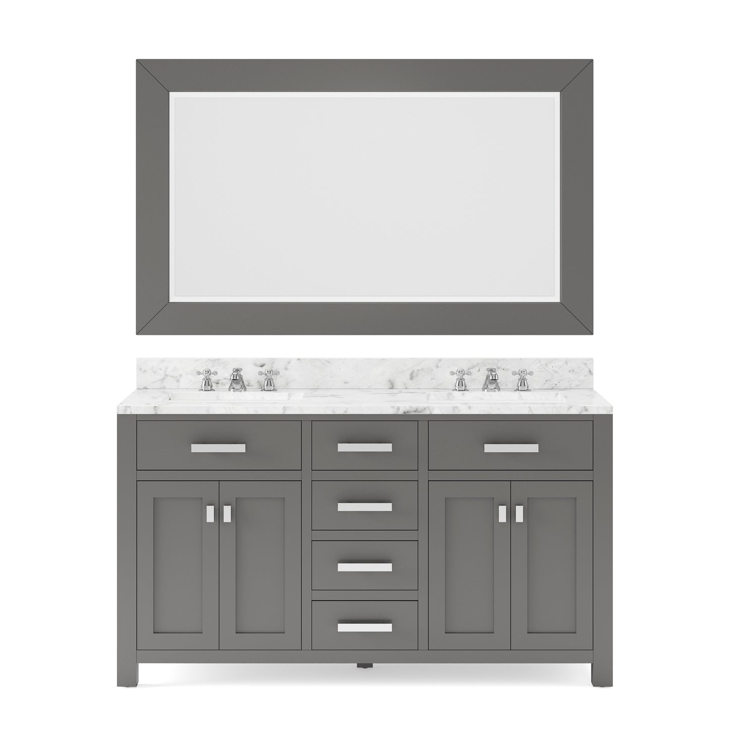 60 Inch Double Sink Bathroom Vanity set The Madison Collection