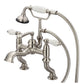 Vintage Classic Tub Faucet With Lever & Cross Handles