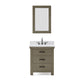 30 Inch Single Sink Bathroom Vanity With Mirror And Faucet From The ABERDEEN Collection
