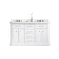 60" Palace Collection Quartz Carrara Bathroom Vanity Sets