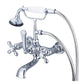 Vintage Classic Tub Faucet, Lever and Cross Handles