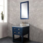 24 Inch Single Sink Bathroom Vanity With faucet And Mirror From The Madalyn Collection