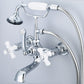 Vintage Classic Tub Faucet, Lever and Cross Handles