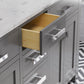60 Inch Double Sink Bathroom Vanity set The Madison Collection