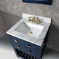 24 Inch Single Sink Bathroom Vanity With faucet And Mirror From The Madalyn Collection