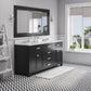 72 Inch Double Sink Bathroom Vanity set. The Madison Collection